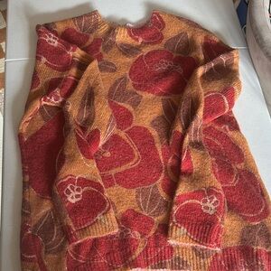 Sezane Floral Sweater